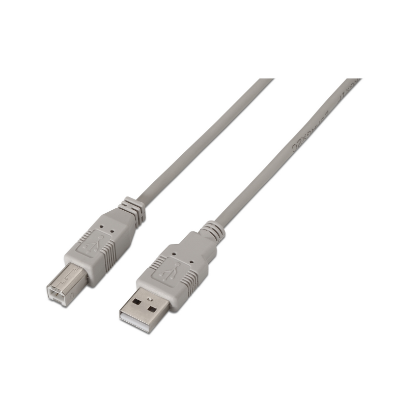 CABLE AISENS USB 20 IMPRESORA TIPO A M B M BEIGE 18M