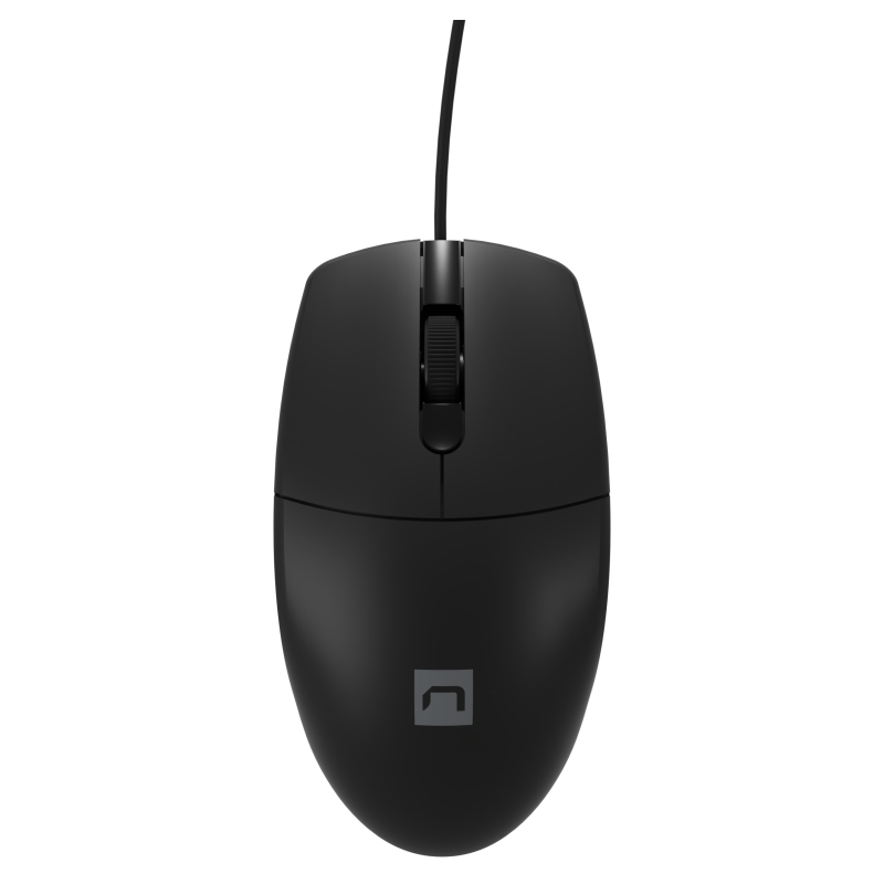 RATON NATEC RUFF 2 1000DPI OPTICO NEGRO