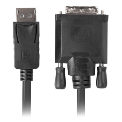 CABLE DISPLAYPORT LANBERG MACHO DVI D MACHO 241 18M NEGRO