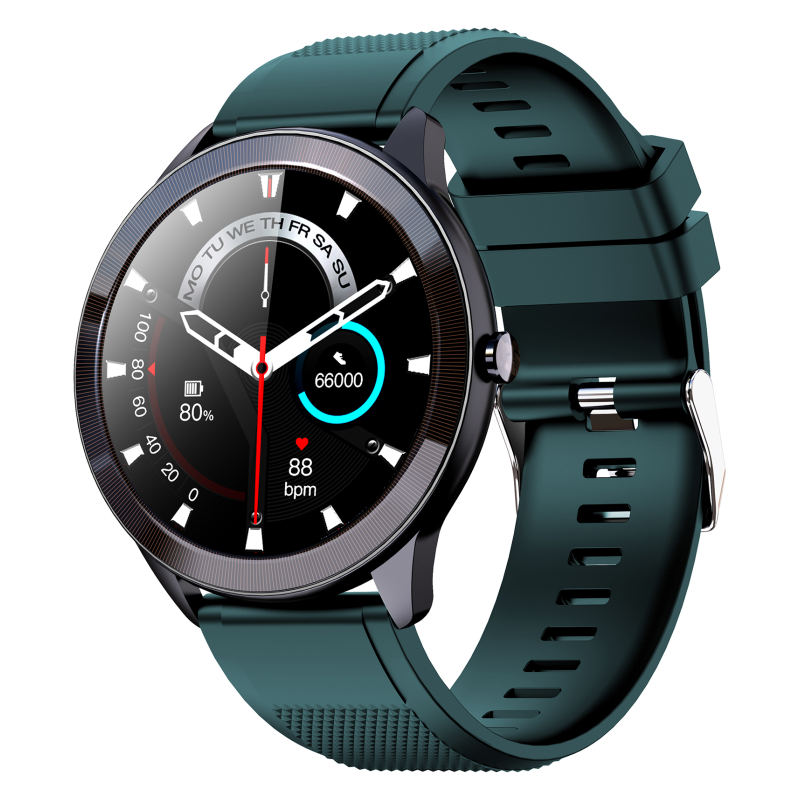 SMARTWATCH LEOTEC 128 MULTISPORT WAVE VERDE PANTALLA REDONDA