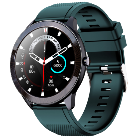 SMARTWATCH LEOTEC 128 MULTISPORT WAVE VERDE PANTALLA REDONDA