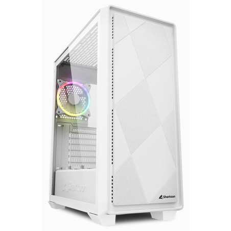 CAJA SHARKOON ATX MIDI VS8 RGB BLANCA
