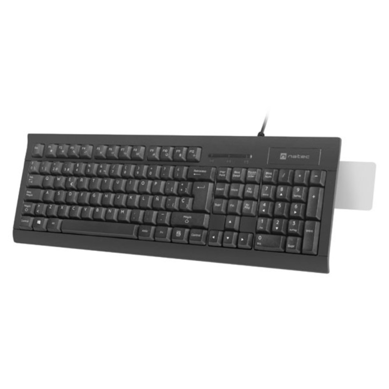 TECLADO NATEC MORAY CON LECTOR DE TARJETAS INTELIGENTES 105 TECLAS