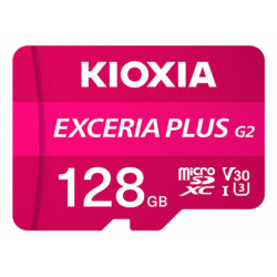 MICRO SD KIOXIA 128GB EXCERIA PLUS G2 UHS I C10 CON ADAPTADOR