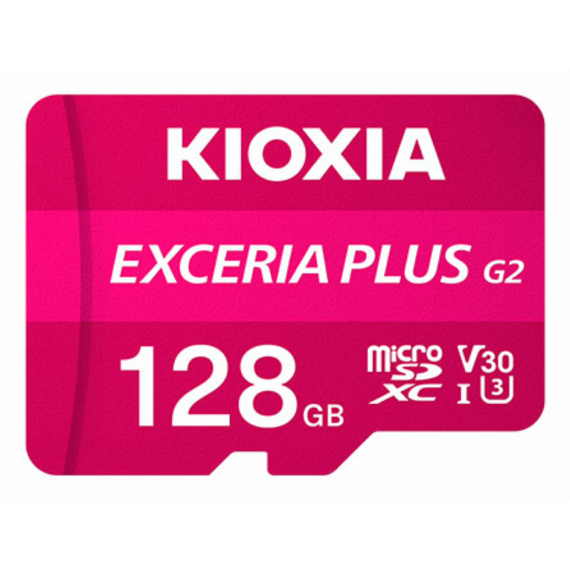 MICRO SD KIOXIA 128GB EXCERIA PLUS G2 UHS I C10 CON ADAPTADOR