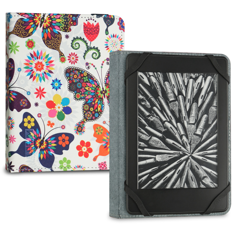 FUNDA TABLET SUBBLIM CLEVER EBOOK CASE 6 MARIPOSAS