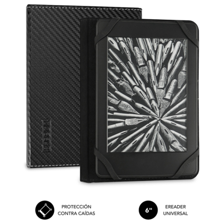 FUNDA TABLET SUBBLIM CLEVER EBOOK CASE 6 BLACK