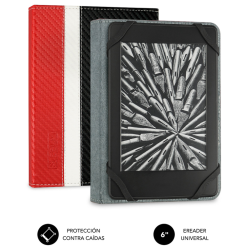 FUNDA TABLET SUBBLIM CLEVER EBOOK CASE 6 RED