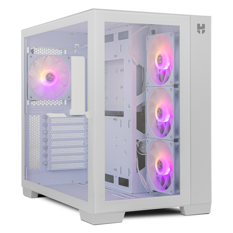 CAJA ATX NOX MIDITORRE DELUXE HUMMER ASTRA BLANCA