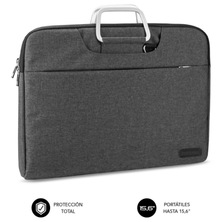 FUNDA PORTATIL SUBBLIM BUSINESS LAPTOP SLEEVE 156 GREY