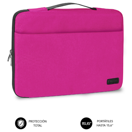 FUNDA PORTATIL SUBBLIM ELEGANT LAPTOP SLEEVE 156 PINK