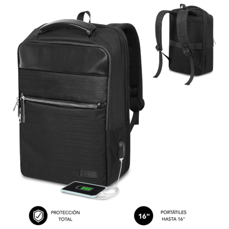 MOCHILA SUBBLIM BUSINESS V2 AP BACKPACK 16 BLACK