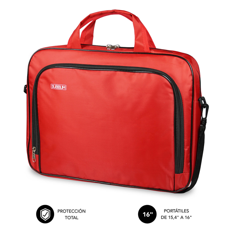 MALETIN SUBBLIM OXFORD LAPTOP BAG 154 16 RED