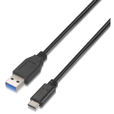 CABLE AISENS USB 31 GEN2 10GBPS 3A TIPO USB C M A M NEGRO 10M