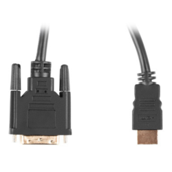 CABLE HDMI LANBERG MACHO DVI D 241 MACHO 4K DUAL LINK 3M NEGRO