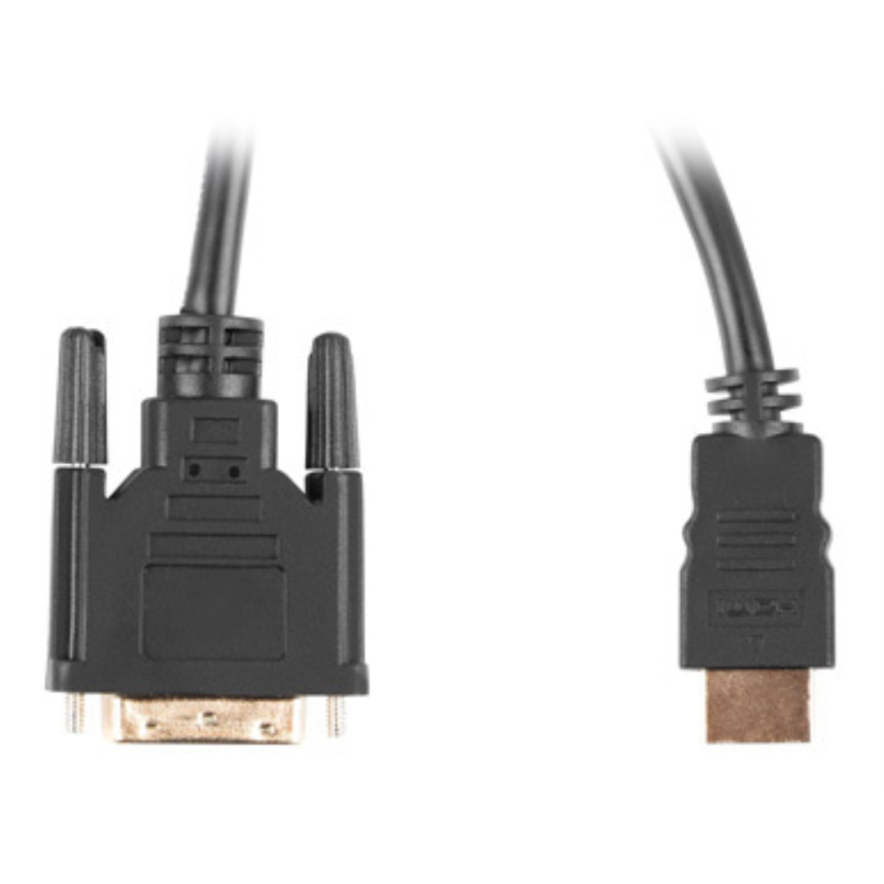 CABLE HDMI LANBERG MACHO DVI D 241 MACHO 4K DUAL LINK 3M NEGRO