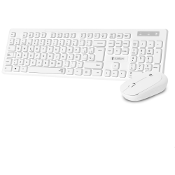 COMBO SUBBLIM TECL RAT BUSINESS SLIM SILENCIOSO INALAMB BLANCO 24G