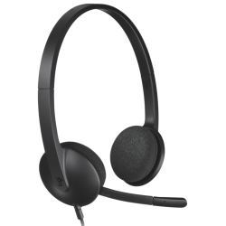 AURICULARES LOGITECH H340 NEGRO MICROFONO ALAMBRICO USB