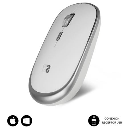 RATON SUBBLIM WIRELESS MINI MOUSE SILVER