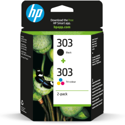 TINTA HP 303 PACK AHORRO 2 NEGRO CIAN MAGENTA AMARILLO