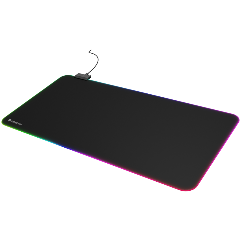ALFOMBRILLA GENESIS BORON 500 XXL RGB LOGO 800X400 MM