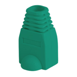 FUNDA PROTECTOR LANBERG CONECTOR RJ45 PACK 100 UDS VERDE