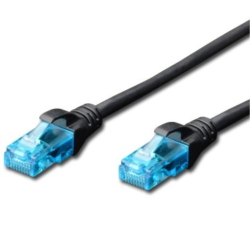 CABLE RED EWENT CAT 5E UTP DE 5M NEGRO