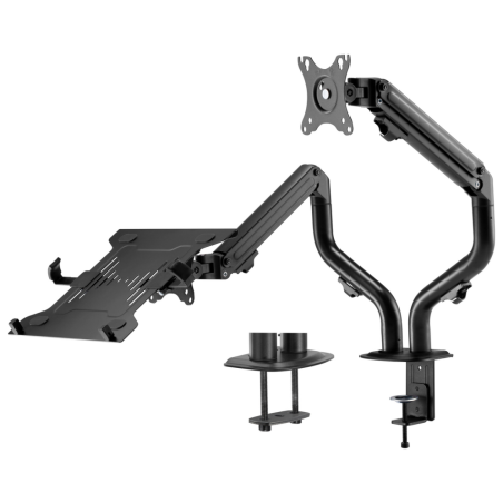 SOPORTE MESA AISENS CONTRAPESO GIRATORIO E INCLINABLE PORTATIL MONITOR 8KG 17 32