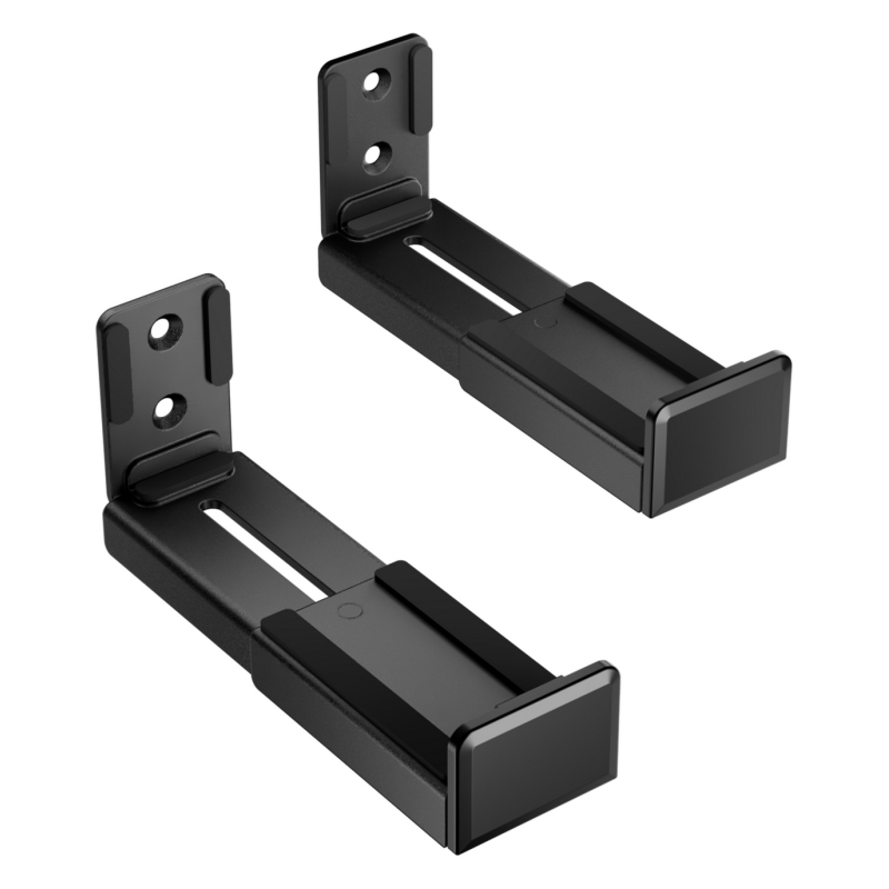 SOPORTE UNIVERSAL DE PARED AISENS PARA BARRA DE SONIDO NEGRO