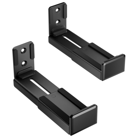 SOPORTE UNIVERSAL DE PARED AISENS PARA BARRA DE SONIDO NEGRO