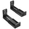 SOPORTE UNIVERSAL DE PARED AISENS PARA BARRA DE SONIDO NEGRO