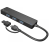 HUB NATEC MAYFLY USB C 30 4 PUERTOS ADAPTADOR USB A