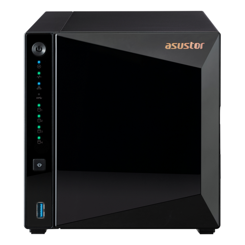 NAS ASUSTOR TOWER 4 BAY QUAD CORE 14GHZ 2GB DDR4 25GBE X1 USB32