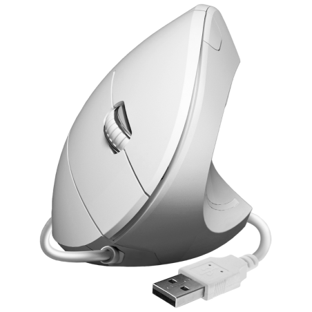RATON SUBBLIM GLIDE VERTICAL ERGO WHITE USB
