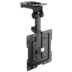 SOPORTE DE TECHO AISENS GIRATORIO PLEGABLE PARA MONITORTV 20KG DE 19 43 NEGRO