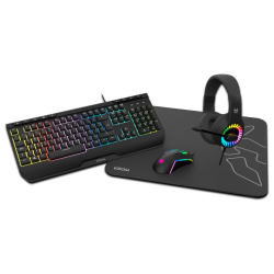 PACK KROM 4 EN 1 RGB KENYA GAMING COMBO