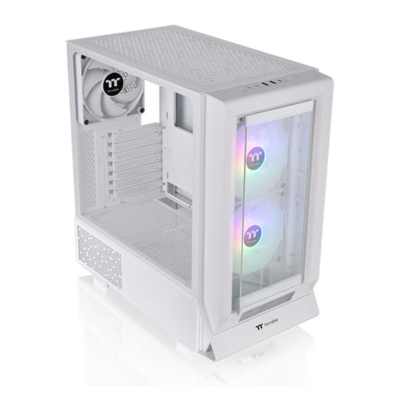 CAJA GAMING THERMALTAKE CERES 350 MX ATX 3XVENT 140 ARGB BLANCO SN FUENTEA