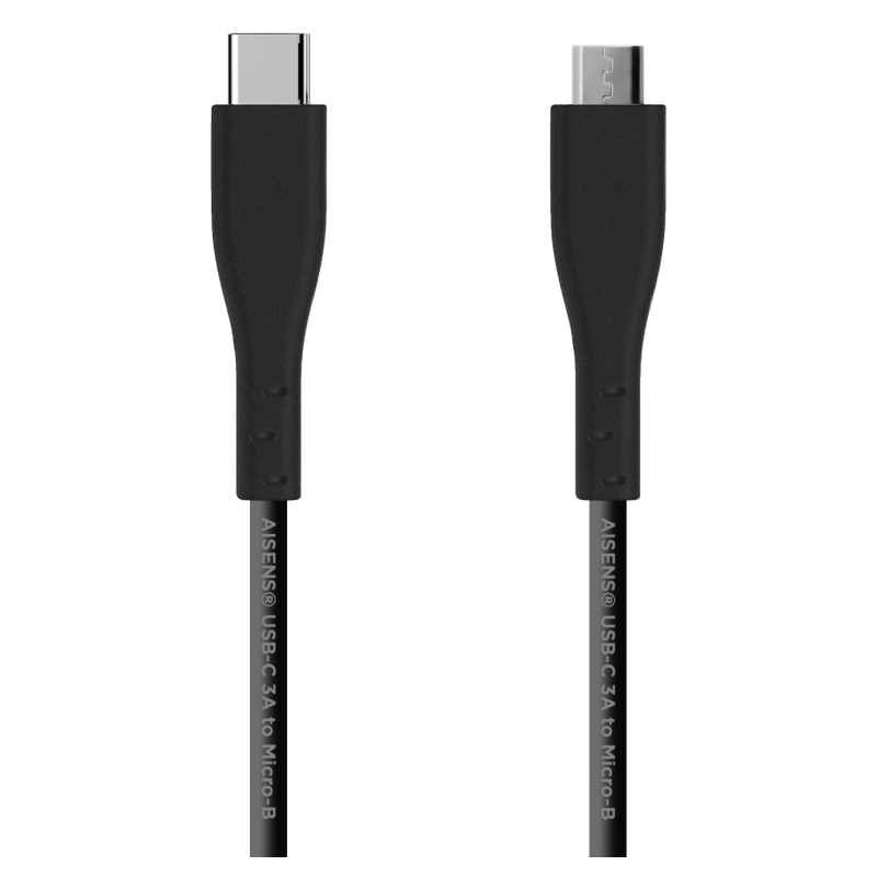 CABLE USB 20 AISENS 3A TIPO USB C M USB C M NEGRO 10M