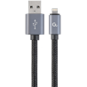 CABLE TRENZADO DE ALGODON GEMBIRD 8 PINES CON CONECTORES METALICOS 18 M
