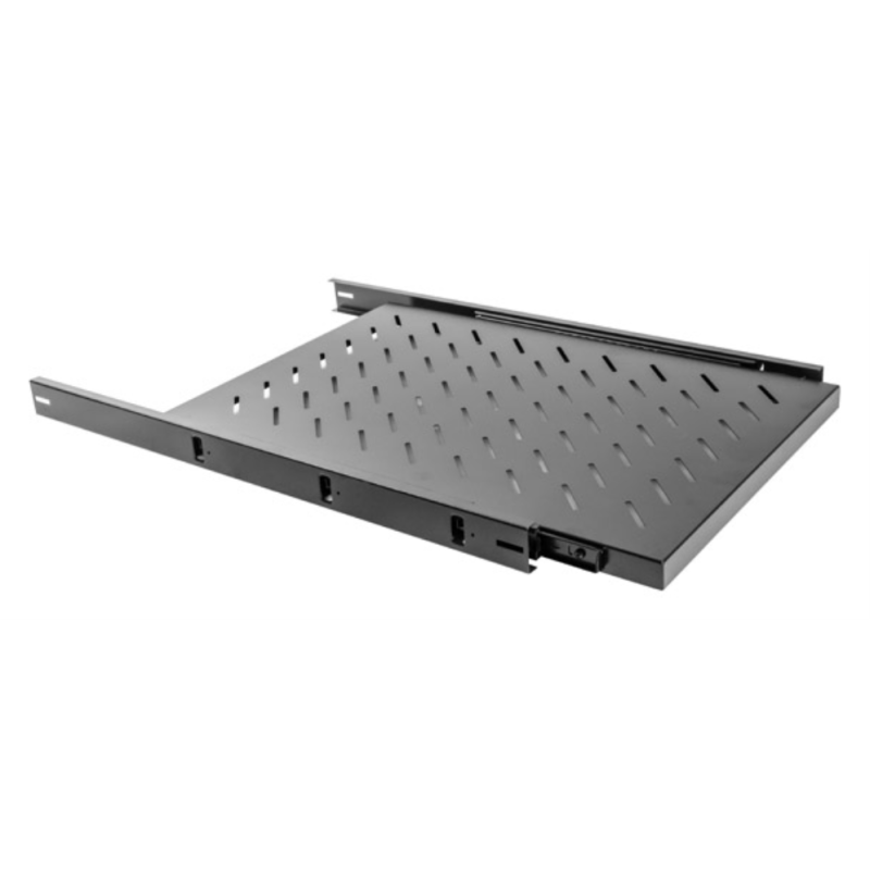 BANDEJA LANBERG DESLIZANTE 1U 465X750MM HASTA 60KG RACK 19 NEGRO