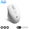 RATON SUBBLIM CURVE ERGO DUAL BLANCO BLUETOOTH BATERIA RECARGABLE