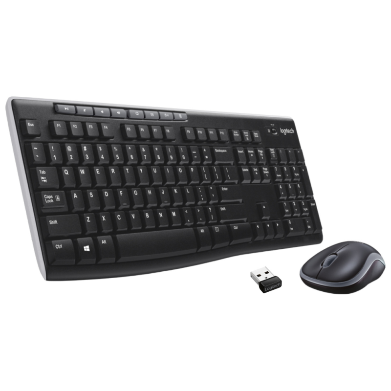 COMBO TECLADO RATON LOGITECH MK270 RF INALAMBRICO NEGRO
