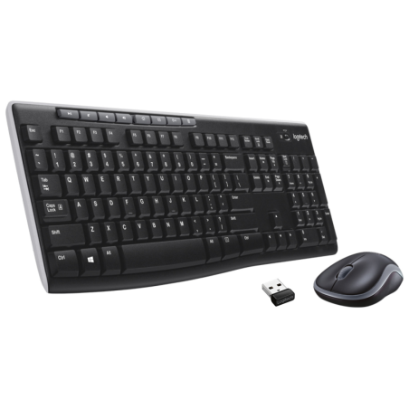 COMBO TECLADO RATON LOGITECH MK270 RF INALAMBRICO NEGRO