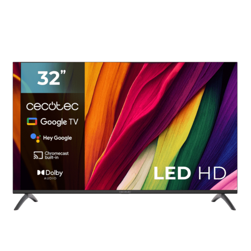 TELEVISION CECOTEC LED 32HD GOOGLE TV AUDIO GOOGLE VOICE ASSITANT CHROMECAST