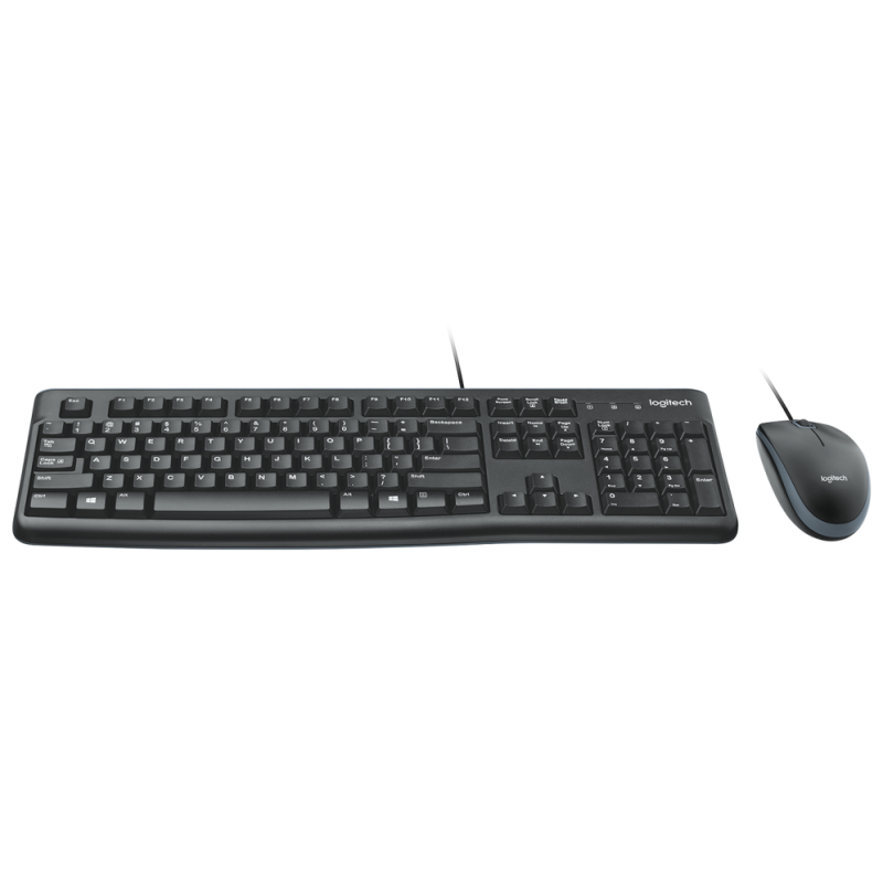 COMBO TECLADO RATON LOGITECH MK120 USB NEGRO