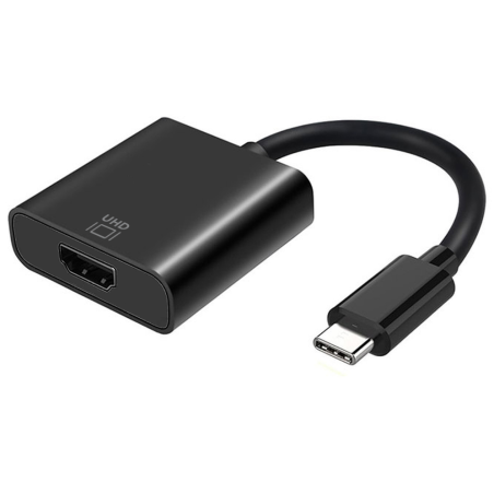 CONVERSOR AISENS USB C A HDMI 4K60HZ USB C M HDMI H NEGRO 15CM