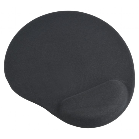 ALFOMBRILLA DE GEL GEMBIRD PARA RATON CON SOPORTE PARA MUNECA NEGRO