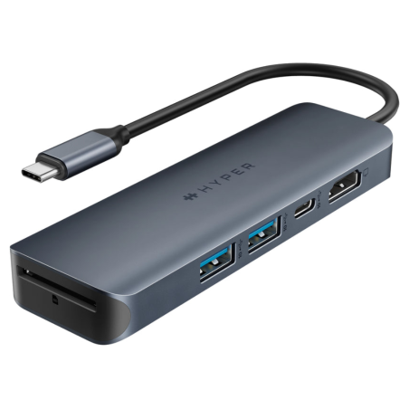 HYPER DRIVE ECOSMART GEN2 UNIVERSAL USB CR 6 IN 1 HUB W 100 W PD POWER