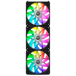 VENTILADOR CAJA NOX HUMMER EASYLINK ARGB FANS KIT NEGROS