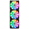 VENTILADOR CAJA NOX HUMMER EASYLINK ARGB FANS KIT NEGROS